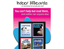 Tablet Screenshot of indoor-billboards.com